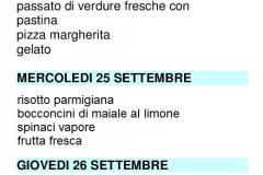 Asilo Nido dal 23 al 27 settembre 2019 Asilo Nido dal 23 al 27 settembre 2019