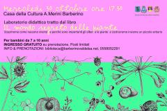 Locandina laboratorio "Il mondo segreto delle piante" Locandina laboratorio "Il mondo segreto delle piante"