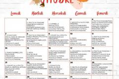 Menù ottobre Scuola Infanzia e Primaria Menù ottobre Scuola Infanzia e Primaria