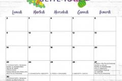 Menù settembre Scuola Secondaria Menù settembre Scuola Secondaria