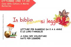 Locandina Nati per Leggere autunno
