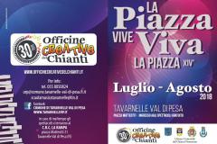 Volantino "La Piazza vive, viva la Piazza 2018" fronte