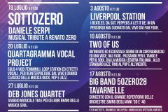 Volantino "La Piazza vive, viva la Piazza 2018" retro