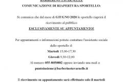 Riapertura Sportello Segretariato Sociale - Punto Insieme Riapertura Sportello Segretariato Sociale - Punto Insieme