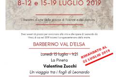 Locandina Leonardo 22 luglio 2019